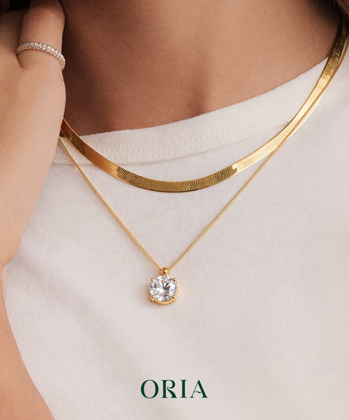 Charm Drop Necklace-3